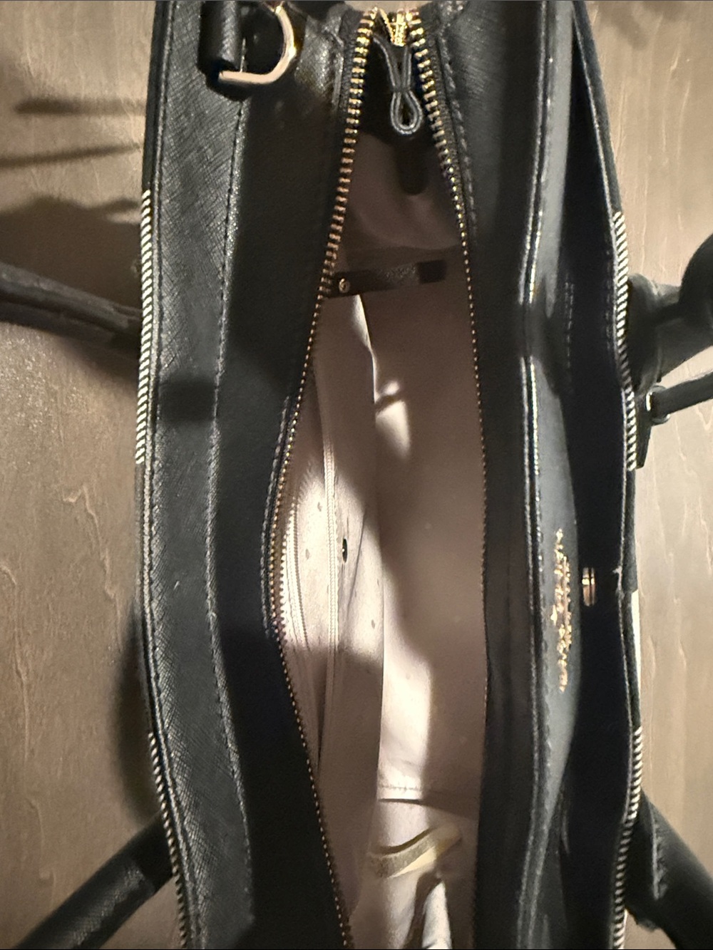 kate spade Black & White Plaid Satchel - Picture 7 of 8